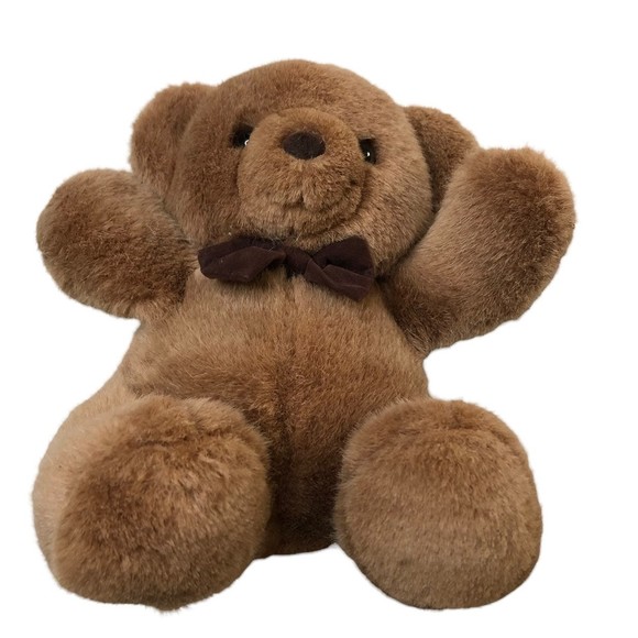8" Steven Smith Teddy Bear w/Brown Bow Tie Small Cuddle Plush - Picture 7 of 12